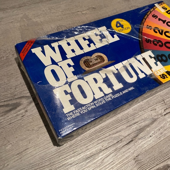 1985 Vintage Wheel Of Fortune Board Game By Pressman 4th Edition Brand New - Picture 2 of 4
